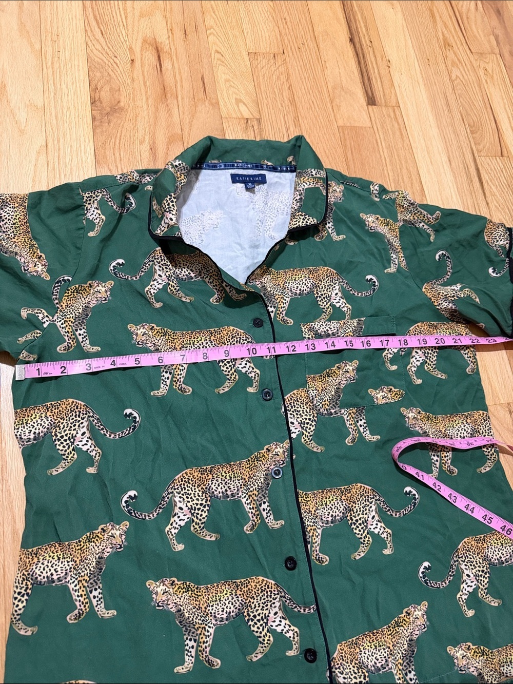 Katie Kime Cheetahs Pants Pajama Set Sz XL - Picture 2 of 9